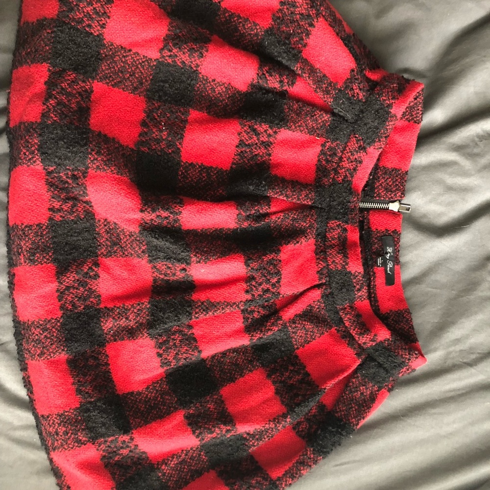 Red Buffalo Plaid Skirt